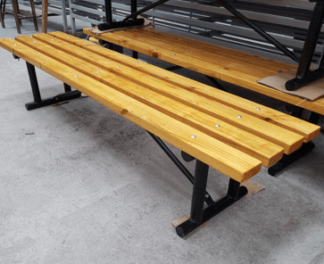 Banca para gimnasio y áreas de vestidor